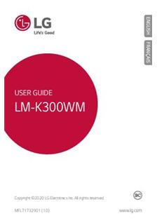 LG K300 manual. Smartphone Instructions.